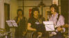 Øvning hos Sonet Grammofon 1977